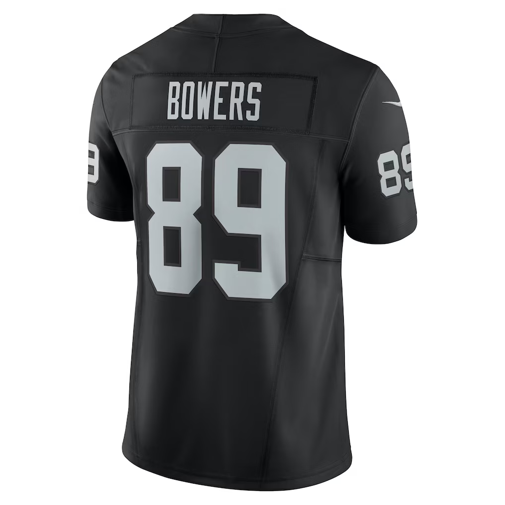 Trusc LV.Raiders #89 Brock Bowers Black Team Vapor F.U.S.E. Limited Stitched Jerseys