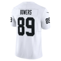 Trusc LV.Raiders #89 Brock Bowers White Vapor F.U.S.E. Limited Stitched Jerseys