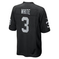 Trusc LV.Raiders #3 Zamir White Black Team Game Stitched Jerseys