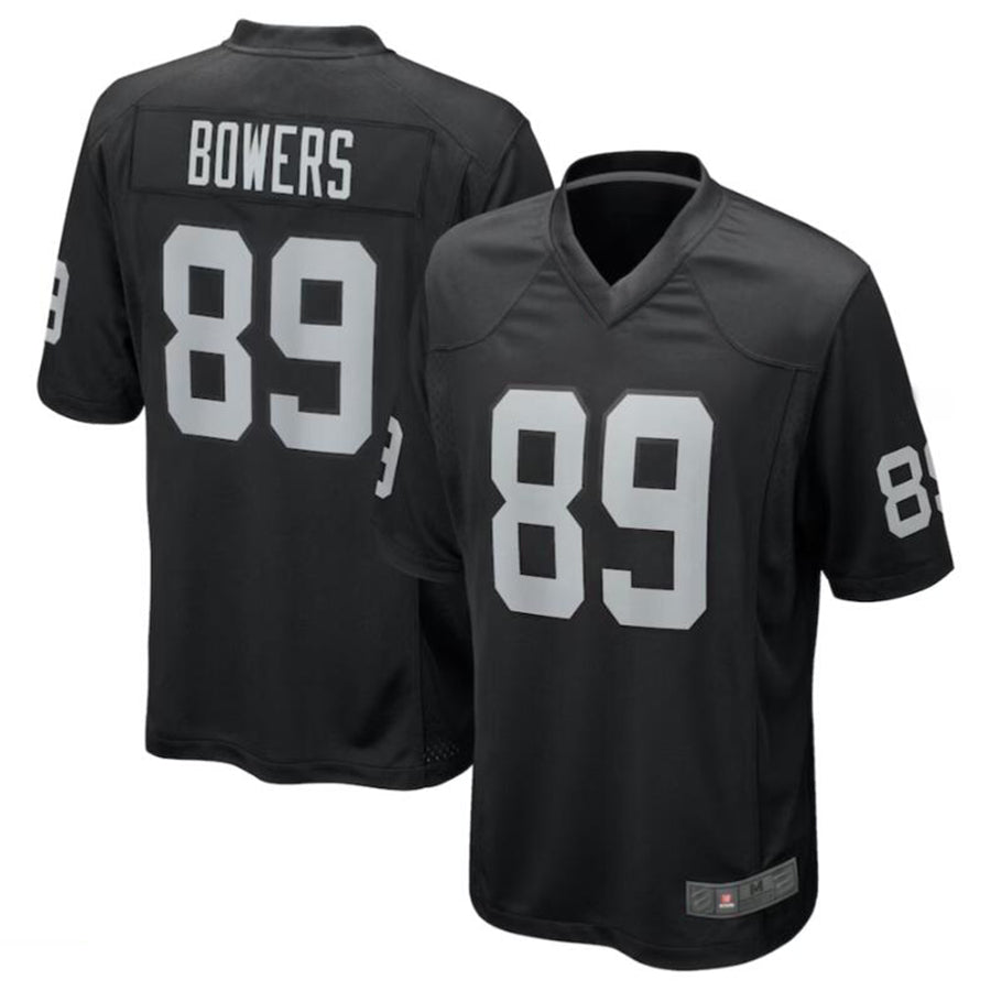 Trusc LV.Raiders #89 Brock Bowers Black 2024 Draft First Round Pick Player Game Jersey Stitched Jersey