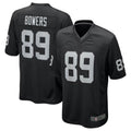 Trusc LV.Raiders #89 Brock Bowers Black 2024 Draft First Round Pick Player Game Jersey Stitched Jersey
