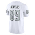 Trusc LV.Raiders #89 Brock Bowers Player White Alternate Vapor F.U.S.E Limited Stitched Jerseys
