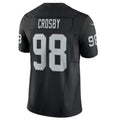 Trusc LV.Raiders #98 Maxx Crosby Black Vapor F.U.S.E. Limited Jersey American Stitched Jerseys
