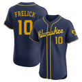 Trusc M.Brewers #10 Sal Frelick Player Navy Home Limited Elite Stitched Jerseys