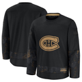 Trusc M.Canadiens Black 2024 Military Appreciation Practice Jerseys