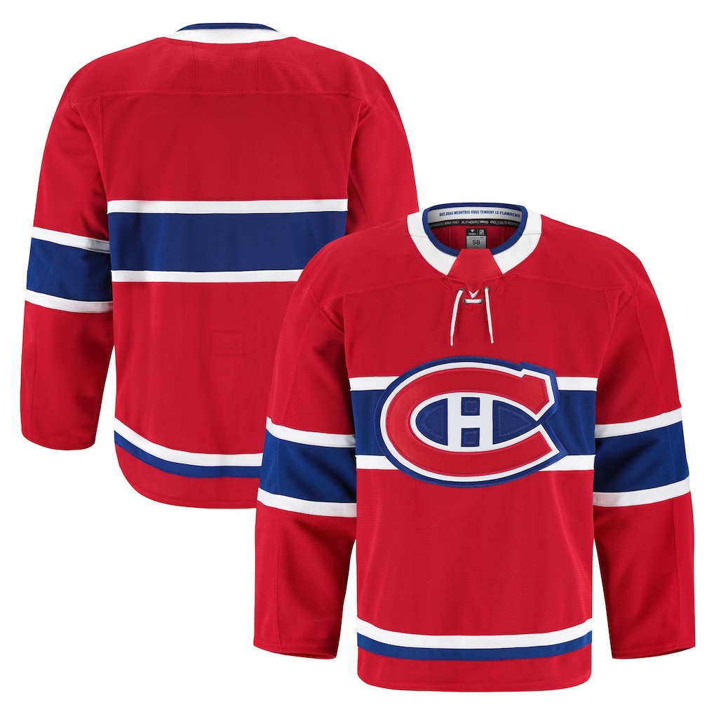 Trusc M.Canadiens Red Home Authentic Pro Jerseys