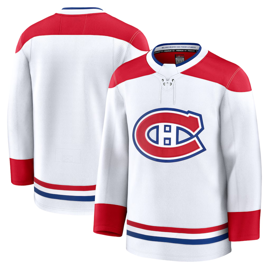 Trusc M.Canadiens White Away Premium Jerseys