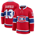 Trusc M.Canadiens #13 Cole Caufield Red Home Premium Jerseys