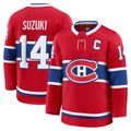 Trusc M.Canadiens #14 Nick Suzuki Red Home Premium Jerseys