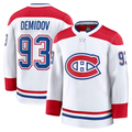 Trusc M.Canadiens #93 Ivan Demidov White Away Premium Jerseys