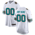Trusc Custom M.Dolphins Game Secondary Alternate Stitched Jerseys