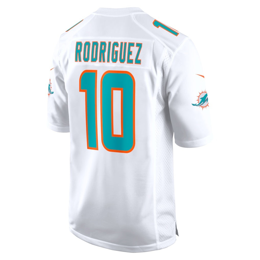 Trusc M.Dolphins #10 Jacob Rodriguez White Game Stitched Jerseys