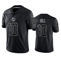 Trusc M.Dolphins #10 Tyreek Hill Player Black RFLCTV Limited Stitched Jerseys