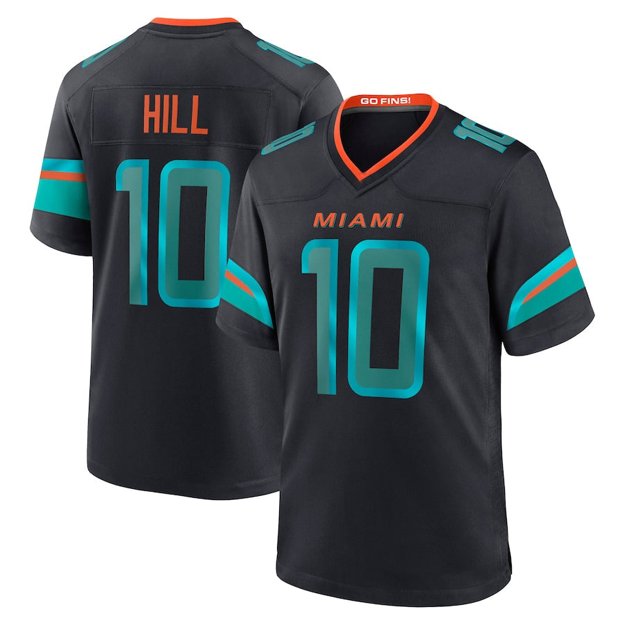 Trusc M.Dolphins #10 Tyreek Hill Player Blue Rivalries Collection Game Stitched Jerseys