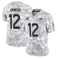 Trusc M.Dolphins #12 Bob Griese Player Arctic Camo Salute to Service Limited Stitched Jerseys