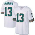 Trusc M.Dolphins #13 Dan Marino Mitchell & Ness White Big & Tall 1984 Retired Player Replica Stitched Jerseys
