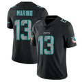 Trusc M.Dolphins #13 Dan Marino Player Black Fashion Limited Game Stitched Jerseys