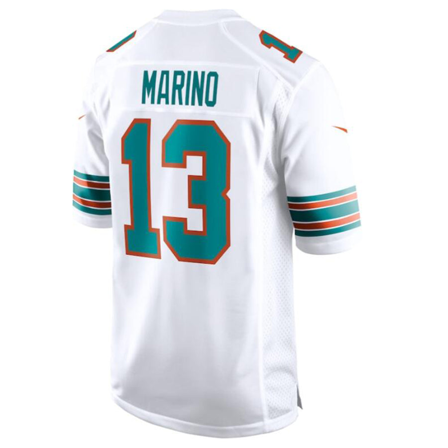 Trusc M.Dolphins #13 Dan Marino White Retired Player Jersey American Stitched Jersey