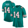Trusc M.Dolphins #14 Quinn Ewers Player Aqua Game Stitched Jerseys