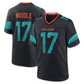 Trusc M.Dolphins #17 Jaylen Waddle Player Blue Rivalries Collection Game Stitched Jerseys