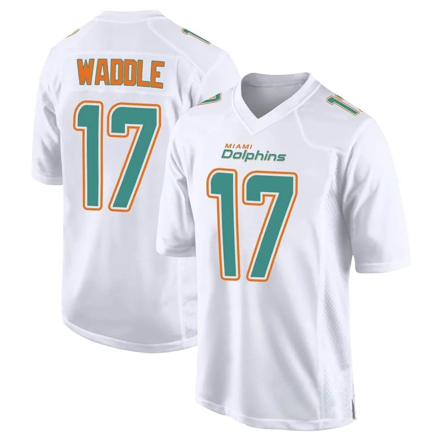 Trusc M.Dolphins #17 Jaylen Waddle Player White Fashion Game Stitched Jerseys