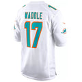 Trusc M.Dolphins #17 Jaylen Waddle Player White Home Game Stitched Jerseys