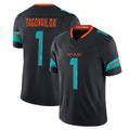 Trusc M.Dolphins #1 Tua Tagovailoa Player Blue Rivalries Collection Vapor Limited Stitched Jersey