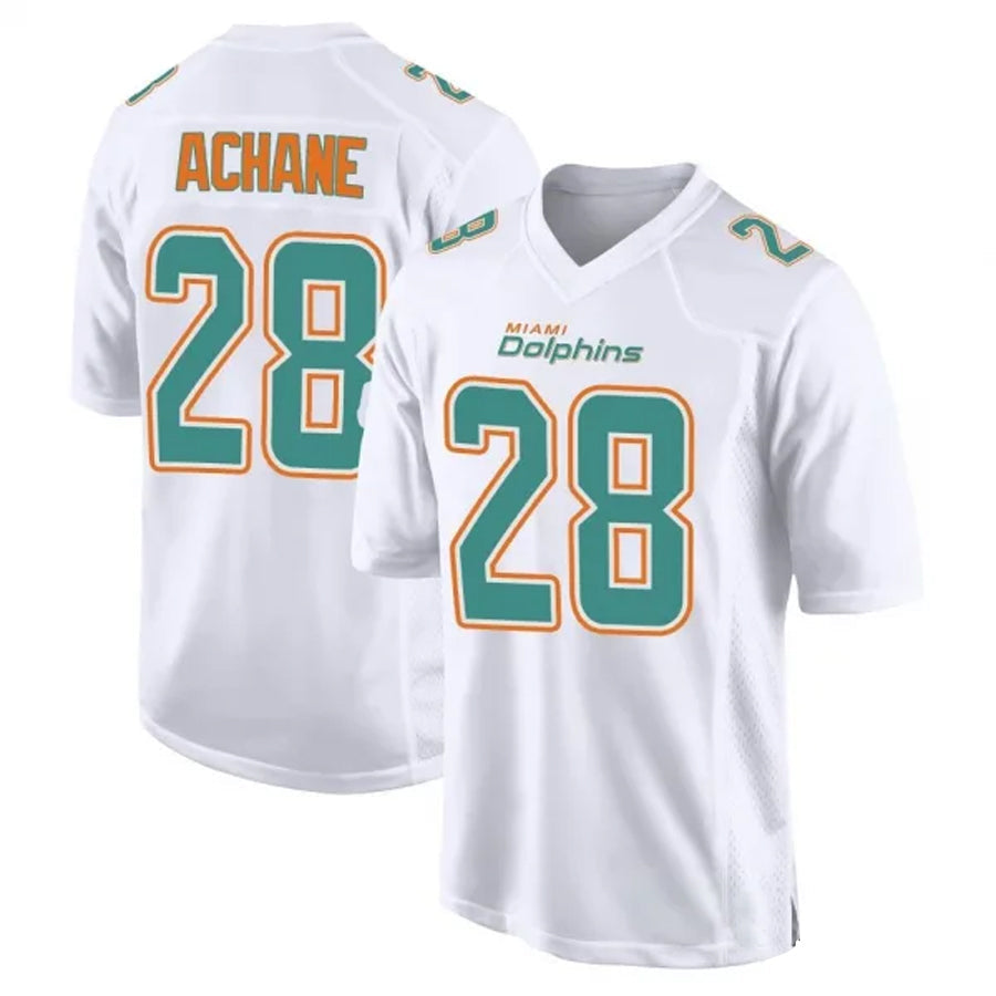Trusc M.Dolphins #28 De?¡¥Von Achane Player White Foshion Elite Stitched Jerseys