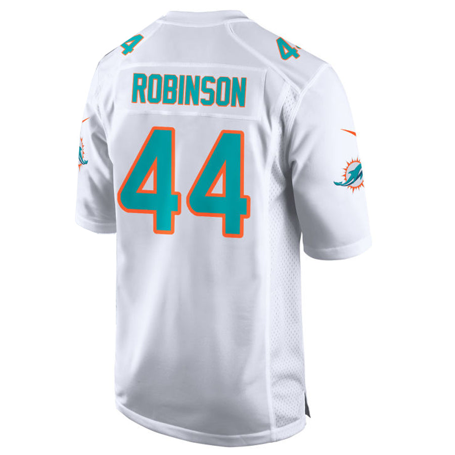 Trusc M.Dolphins #44 Chop Robinson Player White Home Game Stitched Jerseys