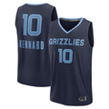 Trusc M.Grizzlies #10 Luke Kennard Navy Fast Break Replica Player Stitched Jerseys- Icon Edition