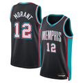 Trusc M.Grizzlies #12 Ja Morant Black Swingman Stitched Jerseys- Classic Edition