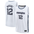 Trusc M.Grizzlies #12 Ja Morant White 2025-2026 City Edition Fast Break Stitched Jerseys