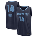 Trusc M.Grizzlies #14 Zach Edey Navy Draft Fast Break Player Stitched Jerseys- Icon Edition