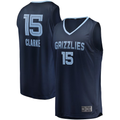 Trusc M.Grizzlies #15 Brandon Clarke Navy Fast Break Replica Stitched Jerseys- Icon Edition