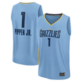 Trusc M.Grizzlies #1 Scotty Pippen Jr. Light Blue Fast Break Replica Player Stitched Jerseys- Statement Edition