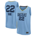Trusc M.Grizzlies #22 Desmond Bane Light Blue Fast Break Replica Player Stitched Jerseys- Statement Edition