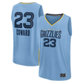 Trusc M.Grizzlies #23 Cedric Coward Light Blue Fast Break Replica Player Stitched Jerseys- Statement Edition