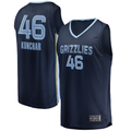 Trusc M.Grizzlies #46 John Konchar Navy Fast Break Replica Stitched Jerseys- Icon Edition