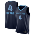 Trusc M.Grizzlies #4 Walter Clayton Jr. Navy Swingman Stitched Jerseys- Icon Edition