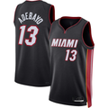 Trusc M.Heat #13 Bam Adebayo kounmpo Black Fast Break Jerseys - Icon Edition