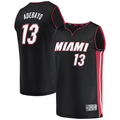 Trusc M.Heat #13 Bam Adebayo Black Fast Break Replica Player Jerseys - Icon Edition