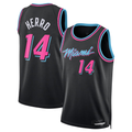 Trusc M.Heat #14 Tyler Herro Black 2025-2026 Swingman Jerseys - City Edition