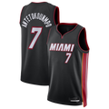 Trusc M.Heat #7 Giannis Antetokounmpo Black Swingman Jerseys - Icon Edition