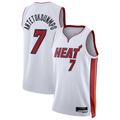 Trusc M.Heat #7 Giannis Antetokounmpo White Swingman Jerseys - Association Edition
