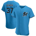 Trusc M.Marlins #37 Anthony Bender Player Blue Home Limited Elite Stitched Jerseys