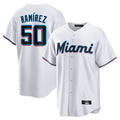 Trusc M.Marlins #50 Agustin Ramirez Player White  Home Game Stitched Jerseys