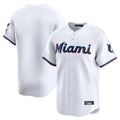 Trusc M.Marlins Blank Player White Home Limited Stitched Jerseys