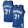 Trusc M.Timberwolves #21 Kevin Garnett Mitchell & Ness Blue 2003-2004 Hardwood Classics Swingman Stitched Jerseys