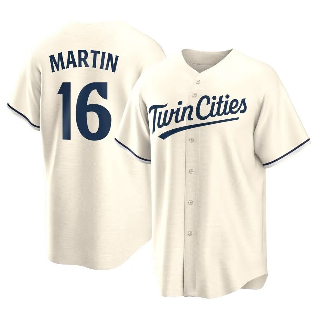 Trusc M.Twins #16 Austin Martin Player Cream Game Limited Home Stitched Jerseys