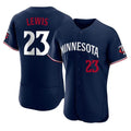 Trusc M.Twins #23 Royce Lewis Player Navy Replica Home Limited Elite Stitched Jerseys